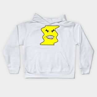 crazy drunk emoticon Kids Hoodie